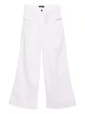 BLAKLACE open-pocket trousers - White