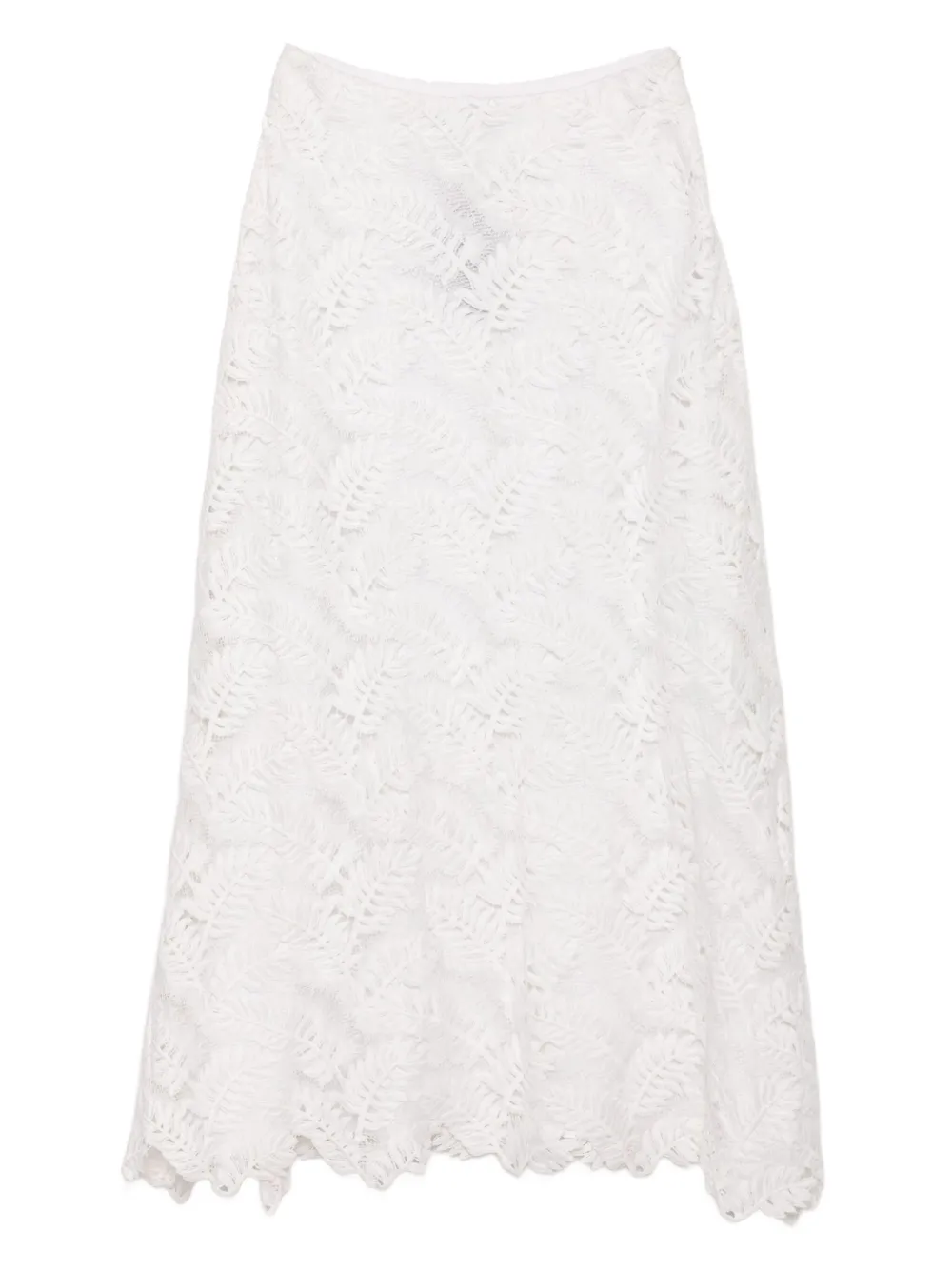 BLAKLACE cotton skirt | White | Image 1