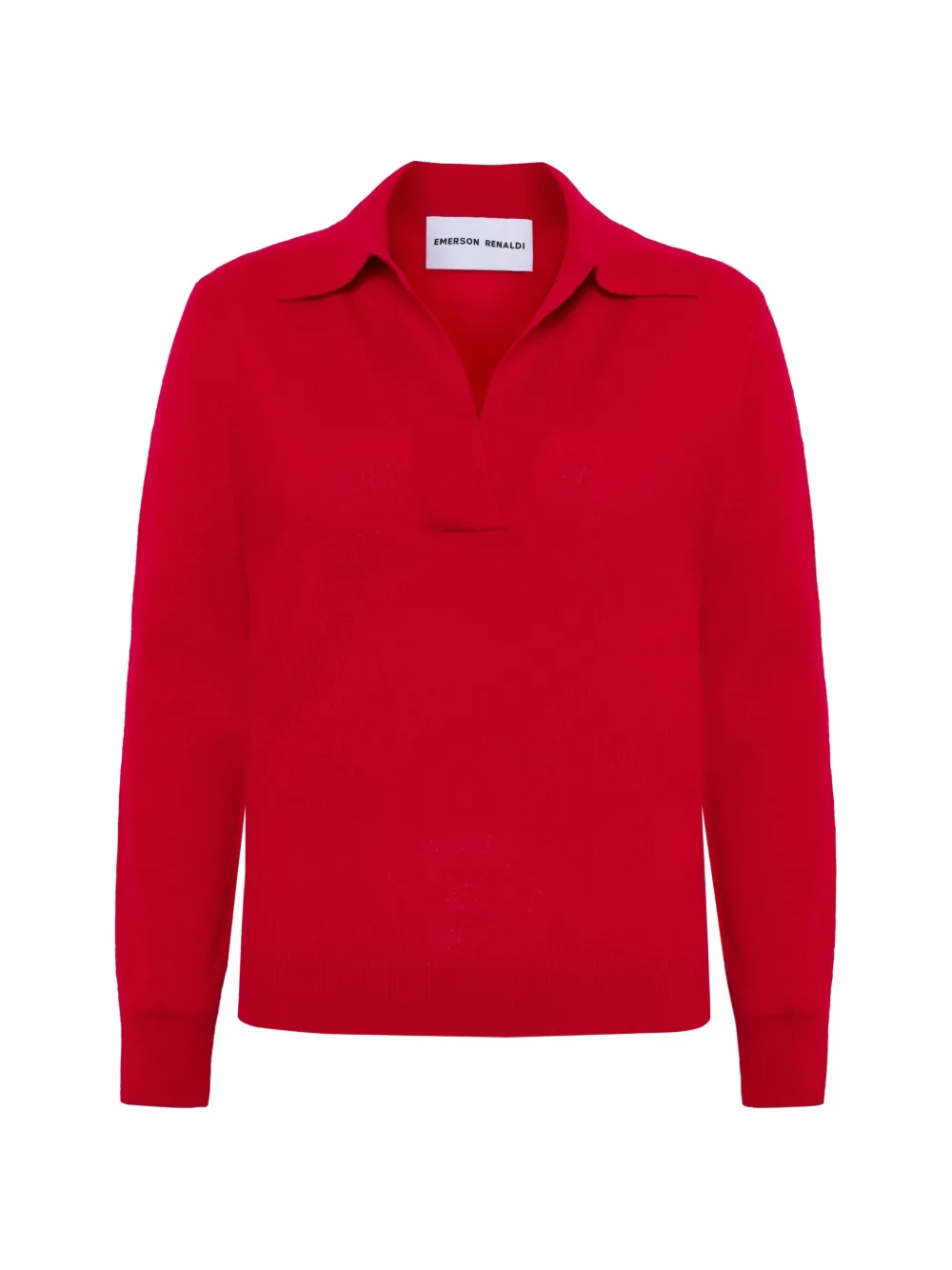 Emiliano Rinaldi collared sweater - Rosso