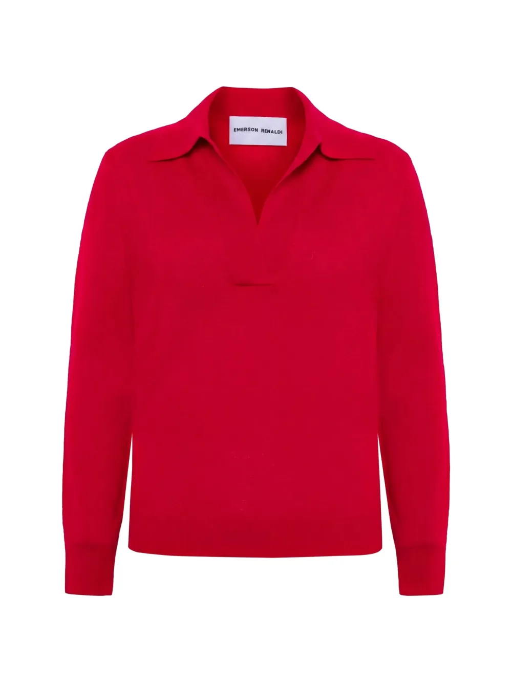 Emiliano Rinaldi collared sweater - Rot