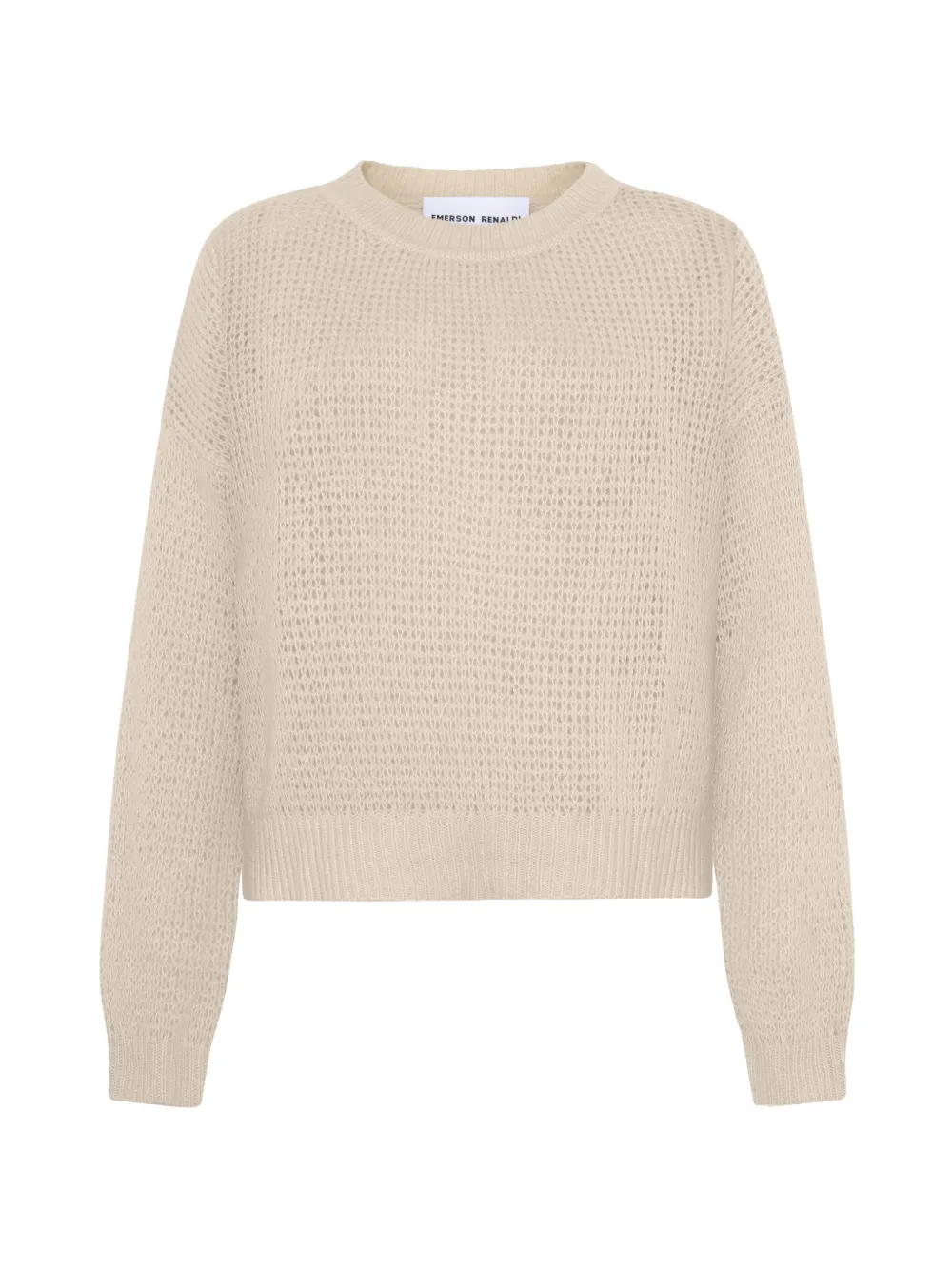 Emiliano Rinaldi open-knit sweater - Nude