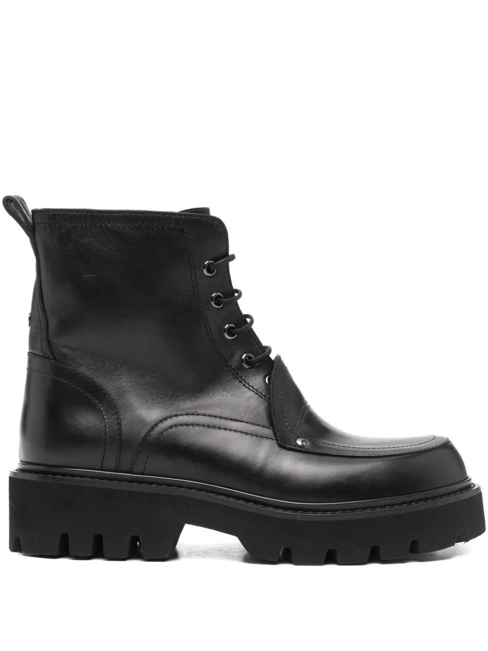 Premiata 45mm Lace-up Ankle Boots In Black