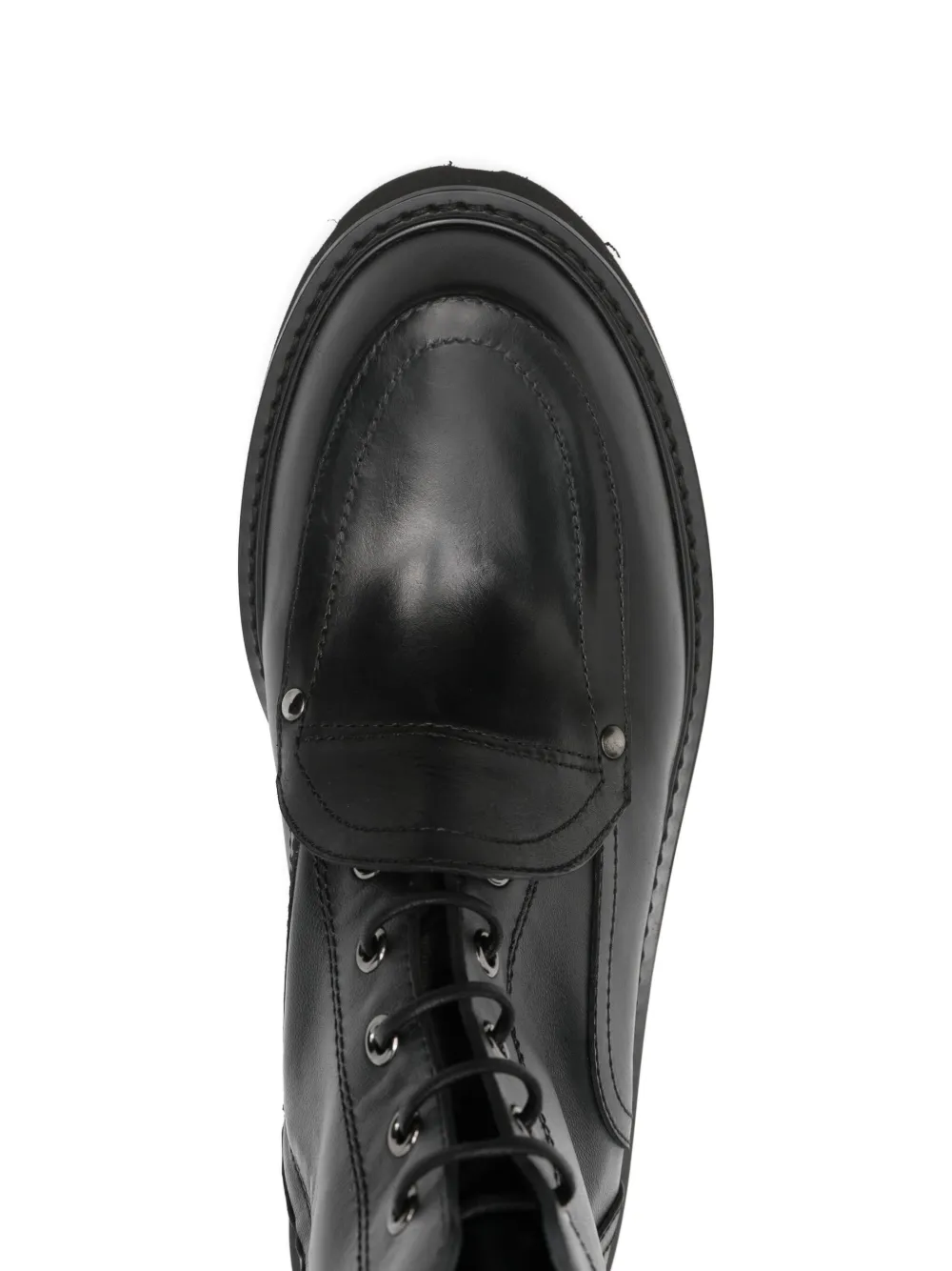 Premiata 45mm Lace-up Ankle Boots In Black