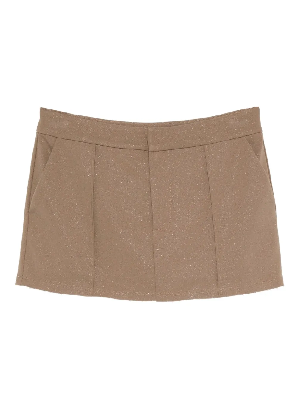Eleh Panelled Skirt In Brown