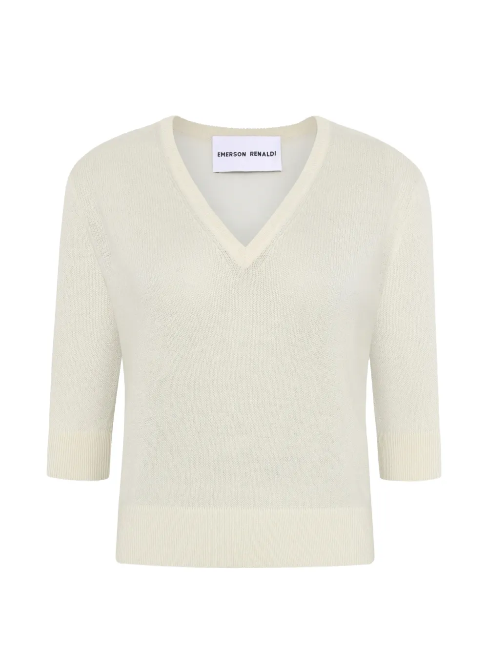 Emerson Renaldi V-neck sweater - Nude
