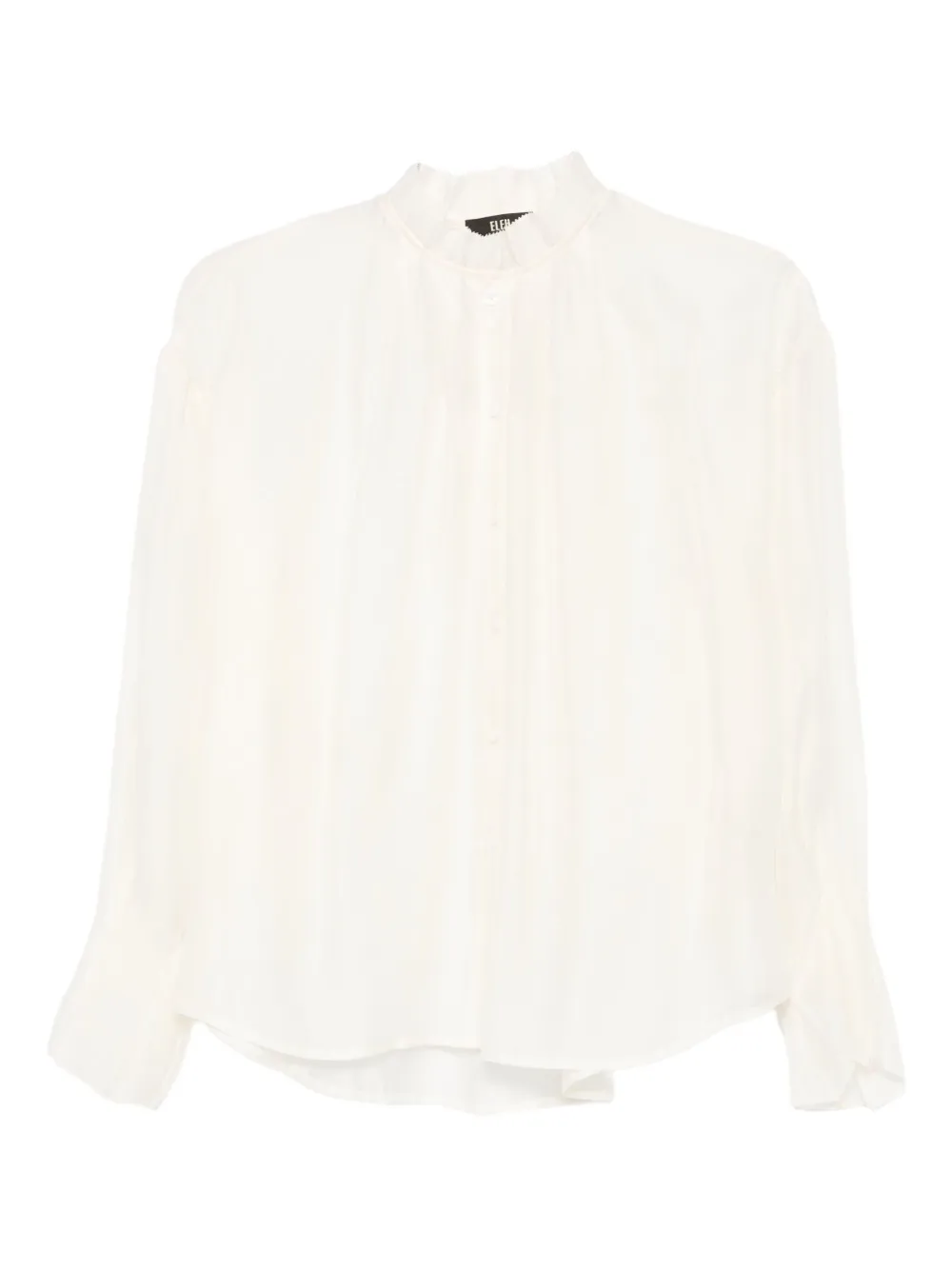 Eleh ruffled high-neck blouse | Neutrals | Image 1