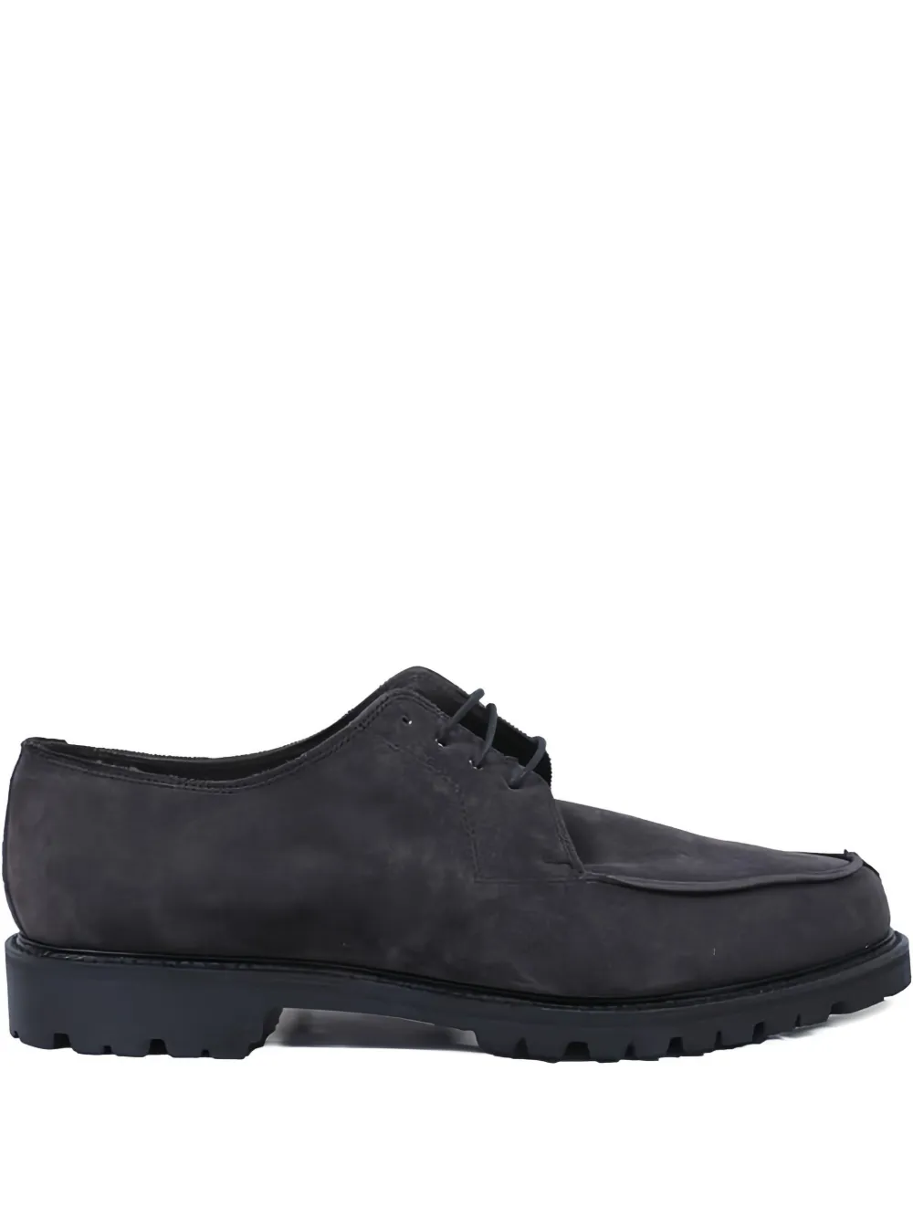 Rier lace-up suede derby shoes | Black | Image 1