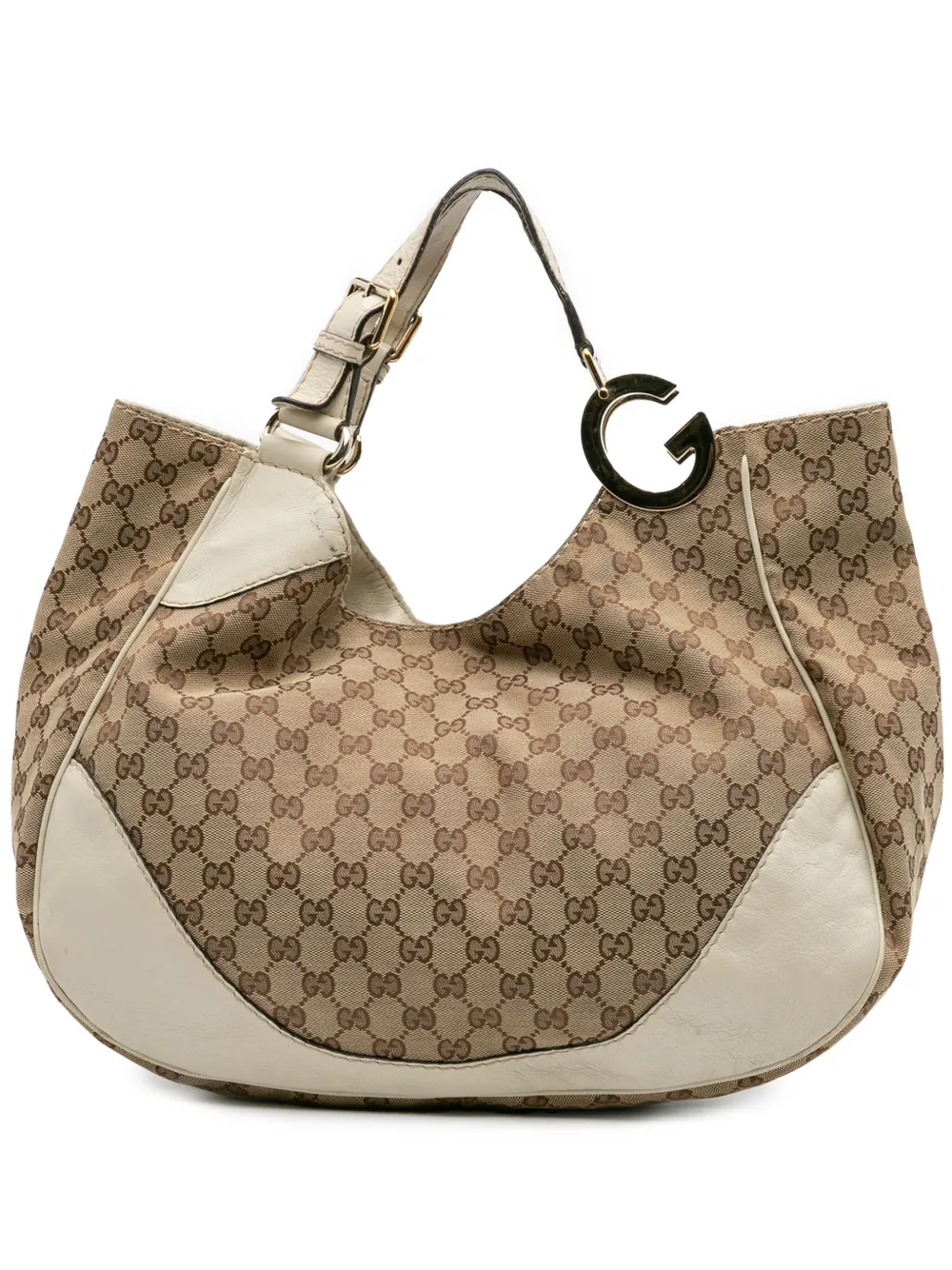 Gucci Pre-Owned 2016-2025 GGキャンバス シャーロット トートバッグ - ブラウン Gucci Pre-Owned 2016-2025 GGキャンバス シャーロット トートバッグ - ブラウン