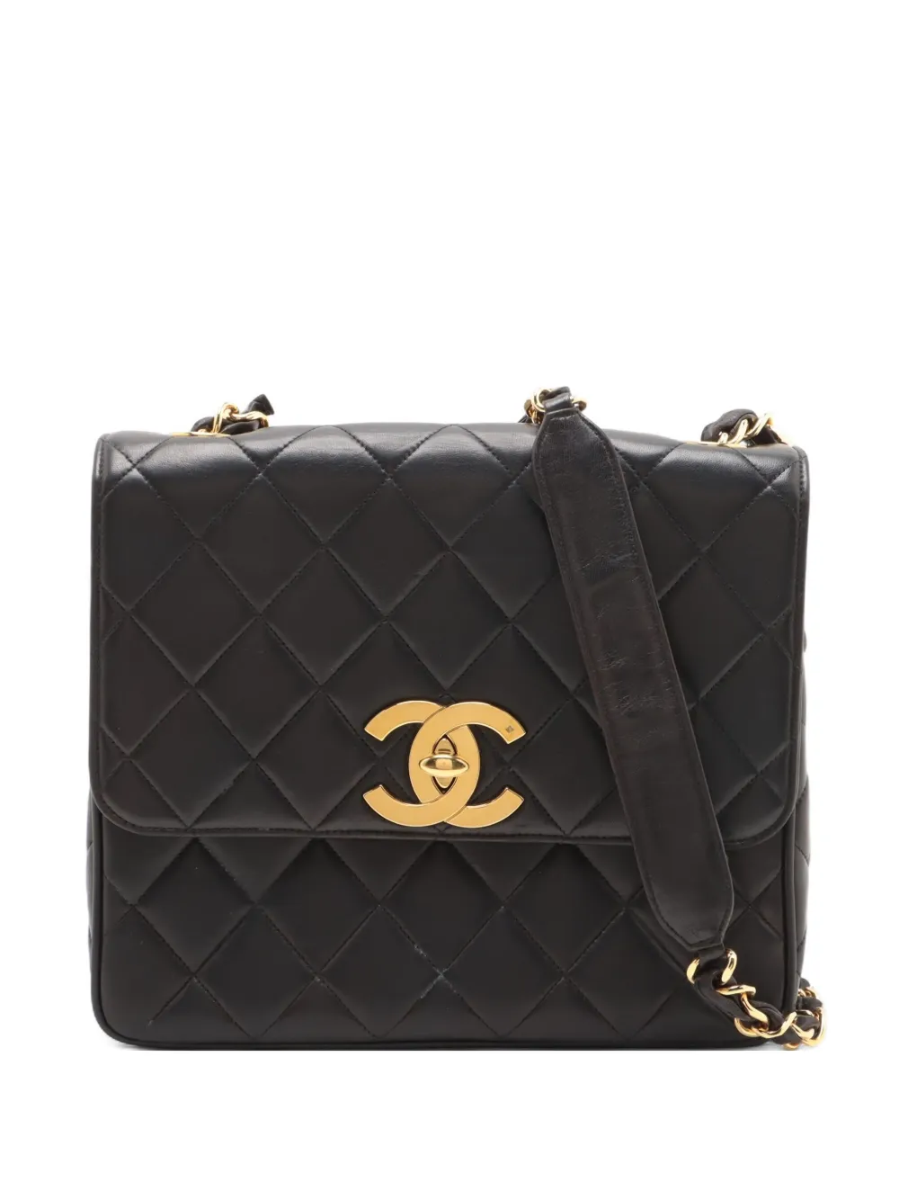 CHANEL Pre-Owned キルティング バッグ - ブラック CHANEL Pre-Owned キルティング バッグ - ブラック