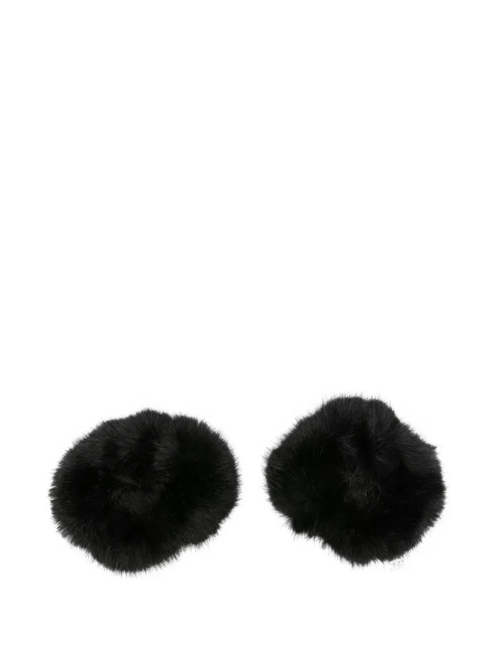 By Malene Birger Elbie faux-fur wrist cuffs | Black | Image 1