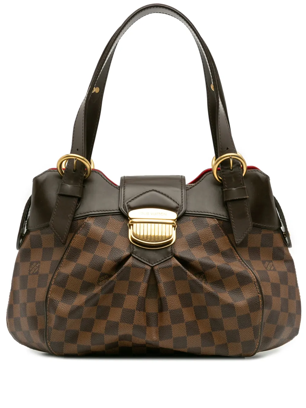 Louis Vuitton Pre-Owned 2010 ダミエ エベヌ システィナ PM ショルダーバッグ - ブラウン Louis Vuitton Pre-Owned 2010 ダミエ エベヌ システィナ PM ショルダーバッグ - ブラウン