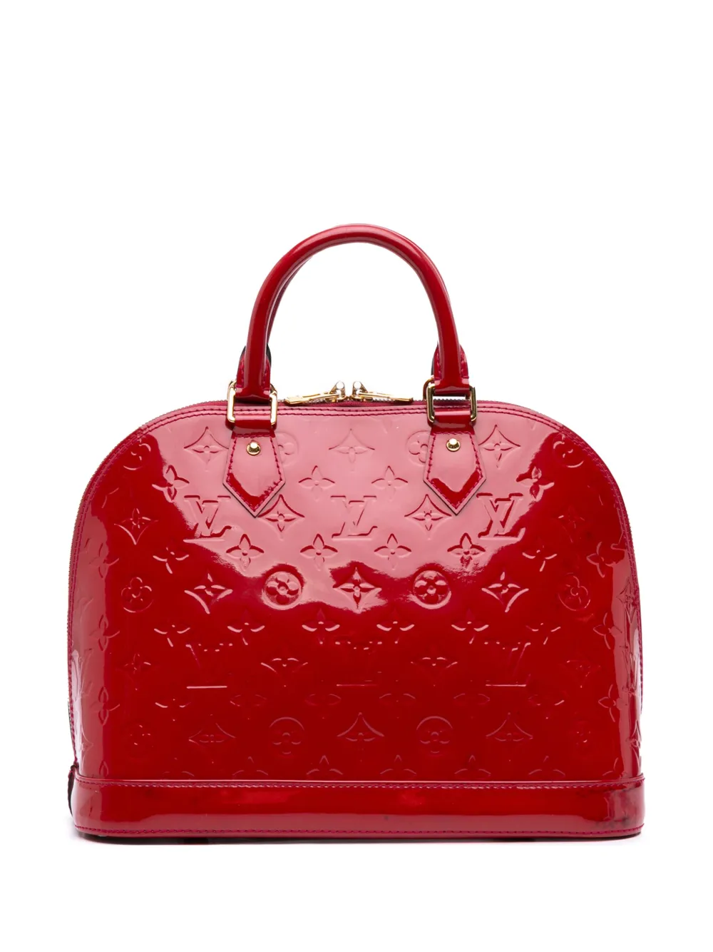 Louis Vuitton Pre-Owned 2013 モノグラム ヴェルニ アルマ PM ハンドバッグ - レッド Louis Vuitton Pre-Owned 2013 モノグラム ヴェルニ アルマ PM ハンドバッグ - レッド