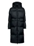 AFTER LABEL hooded quilted puffer coat - Black
