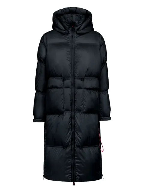 AFTER LABEL hooded quilted puffer coat