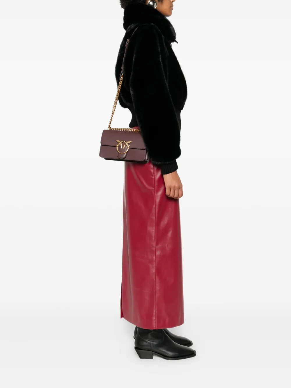PINKO Classic Love chain-strap satchel bag | Image 2