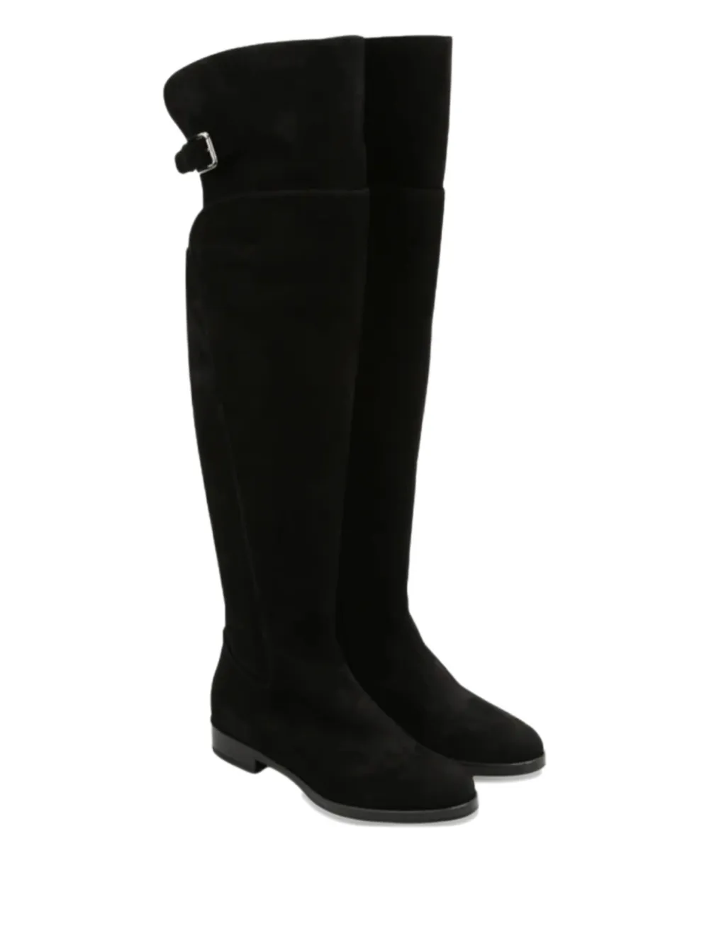Dolce & Gabbana buckle-fastening suede boots Black
