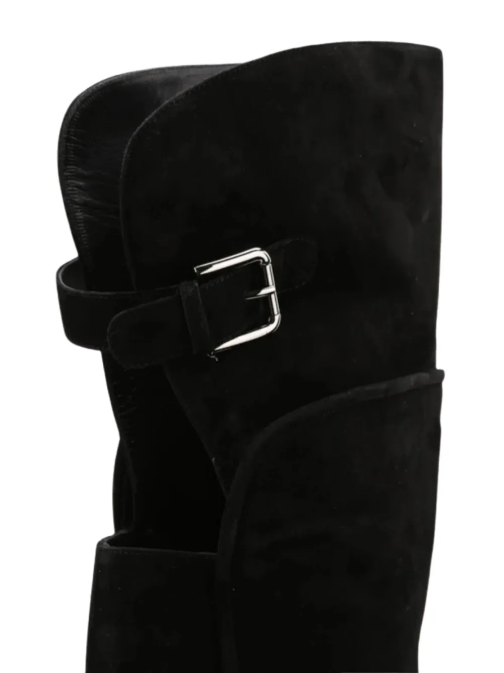 Dolce & Gabbana buckle-fastening suede boots Black