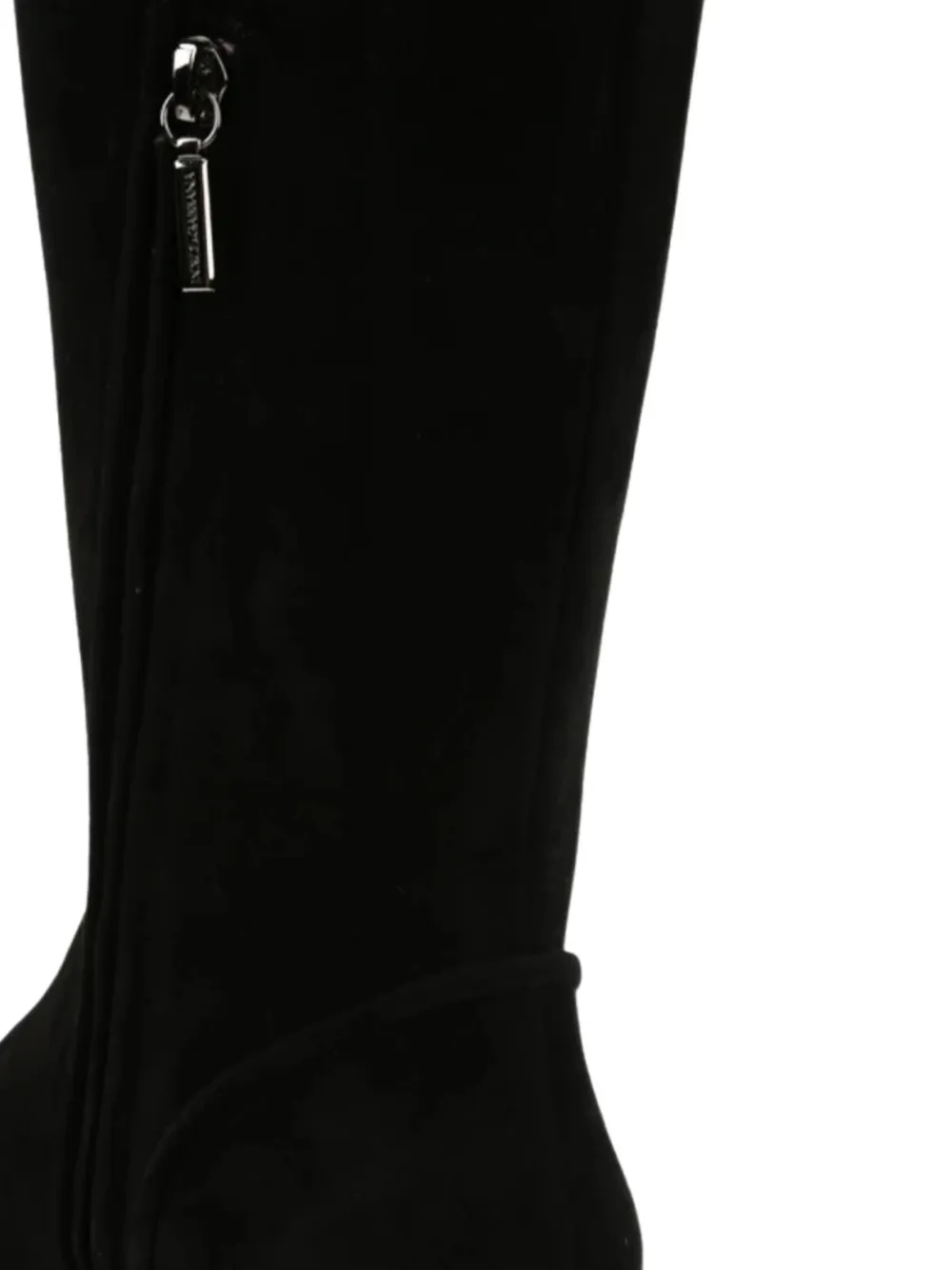 Dolce & Gabbana buckle-fastening suede boots Black