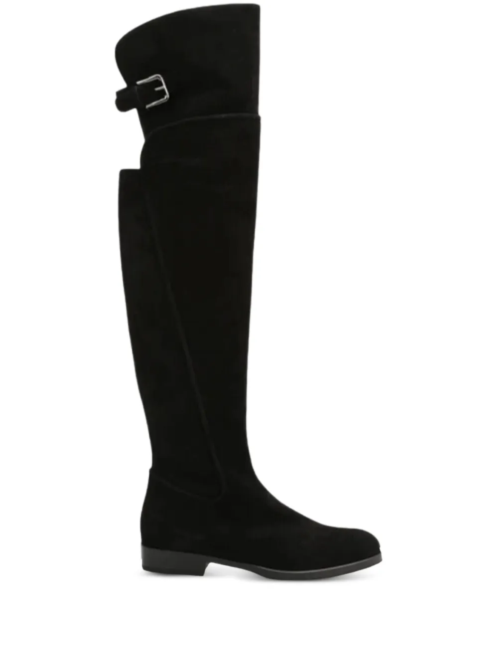 Dolce & Gabbana buckle-fastening suede boots Black