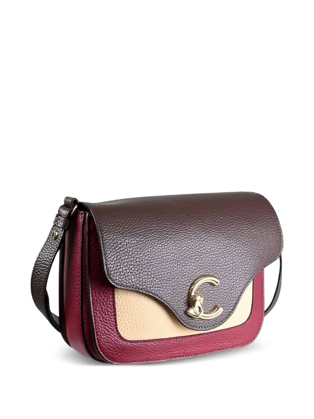 Coccinelle C-Me Tricolor kleine crossbodytas Bruin