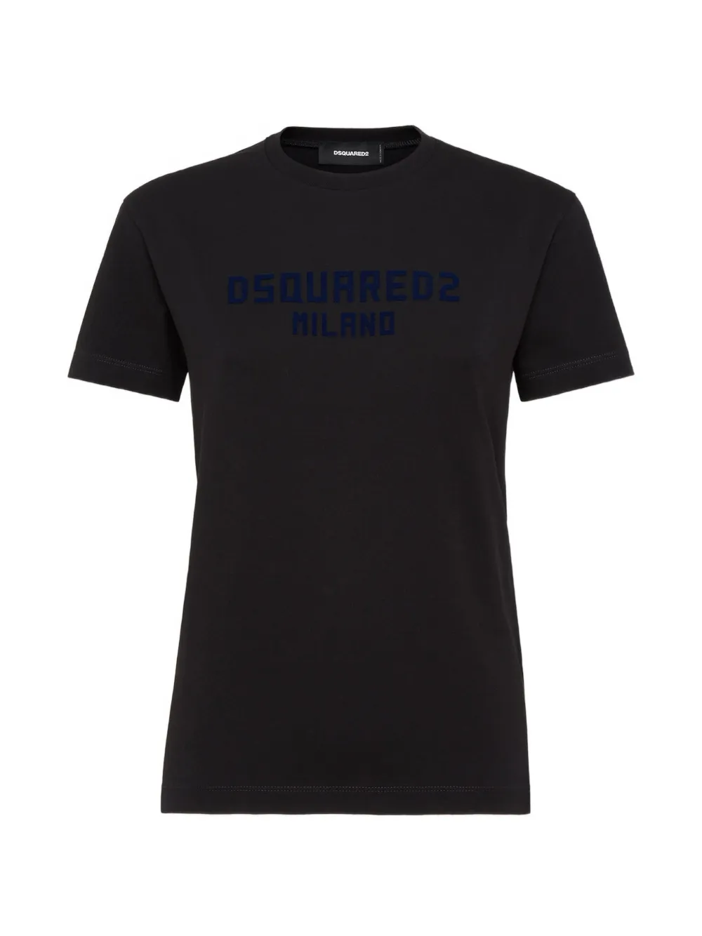 DSQUARED2 Katoenen T-shirt met logoprint Zwart