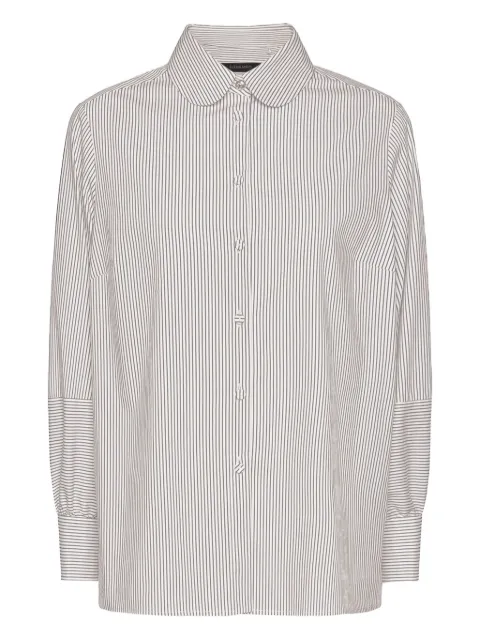 ELENA MIRO` camisa a rayas con cuello redondo