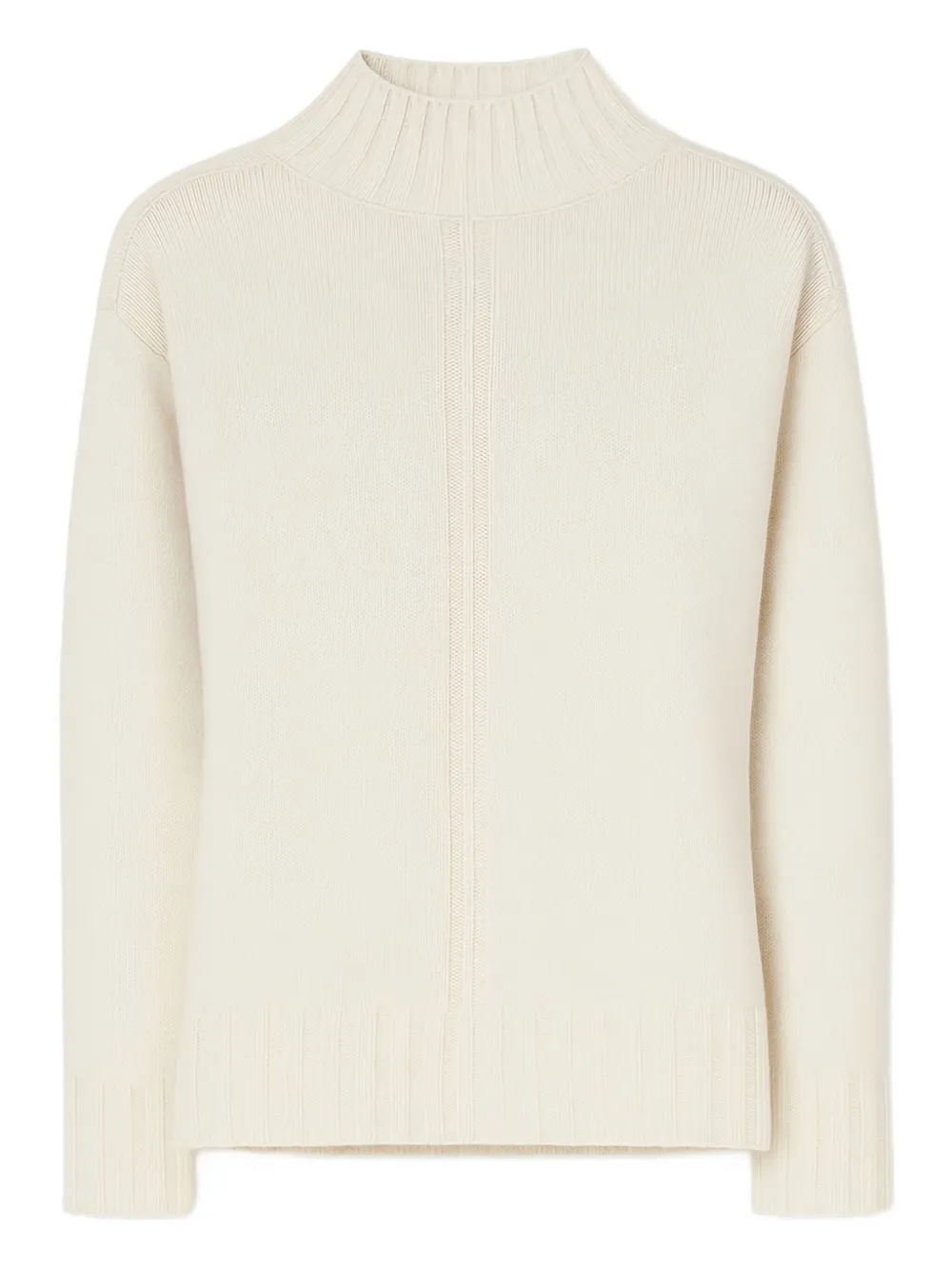 Elena Miro' Mock-neck Sweater In Neutral