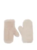 Max Mara faux-fur mittens - Neutrals