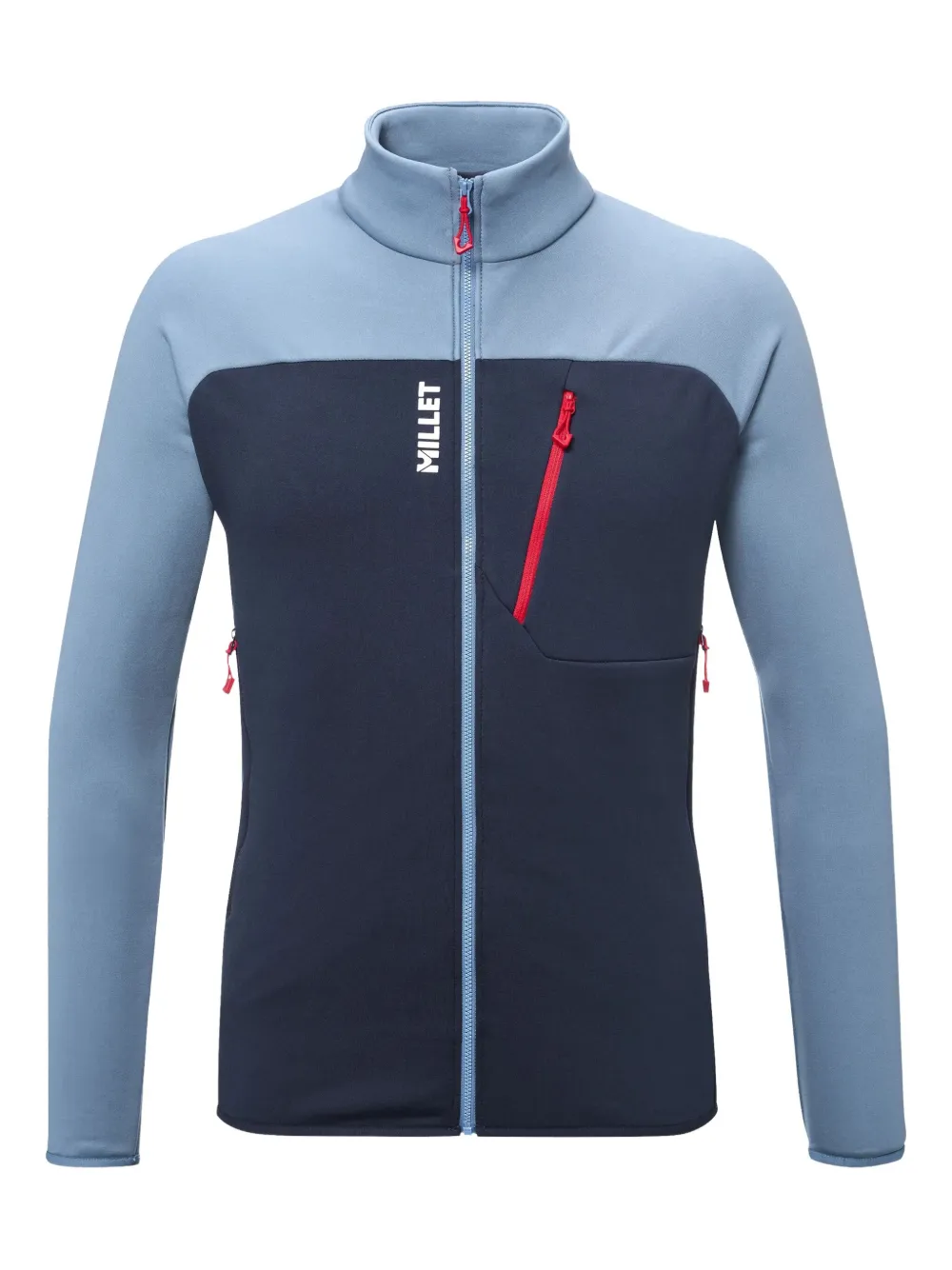 Pascal Millet two-tone zip-up jacket | Blue | Image 1