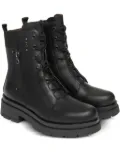 NERO GIARDINI lace-up zip-detail boots - Black