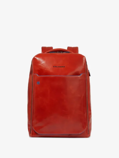 PIQUADRO leather laptop backpack
