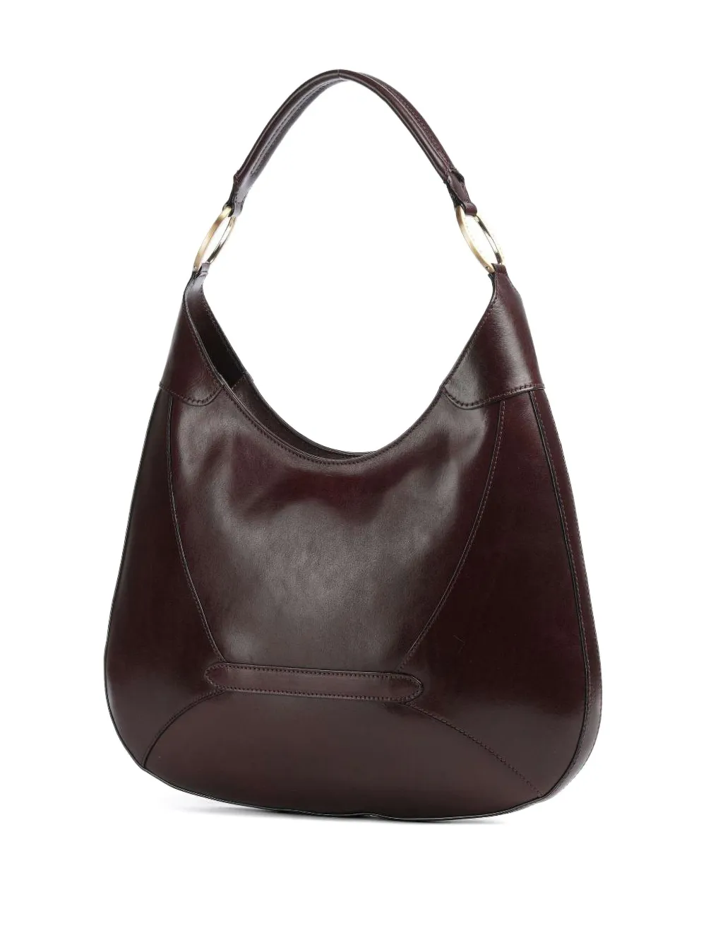 The Bridge Large Isabella Ring-detail Shoulder Bag In Blue
