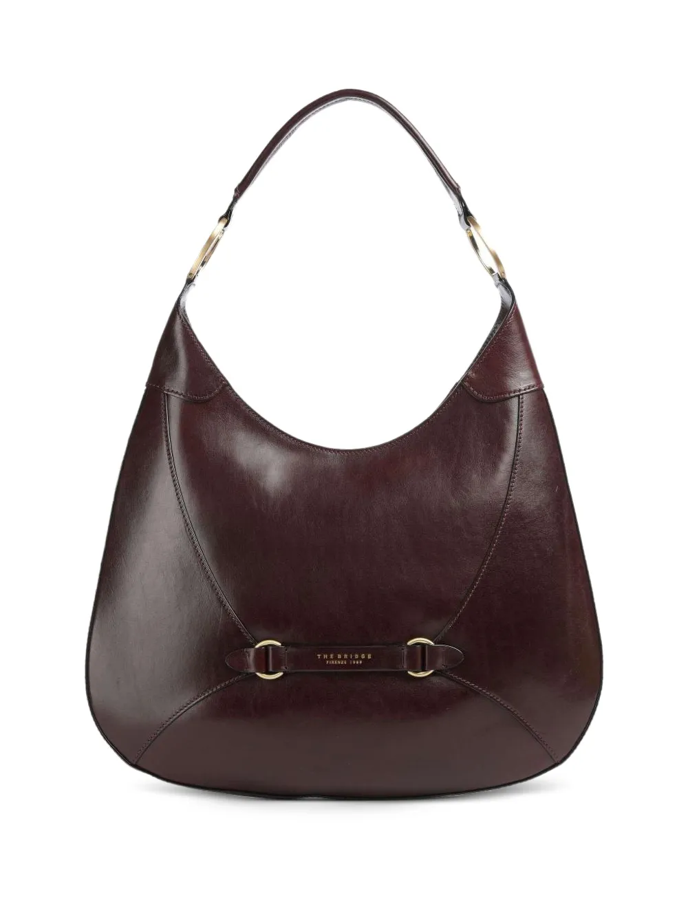 The Bridge large Isabella ring-detail shoulder bag | Brown | Image 1