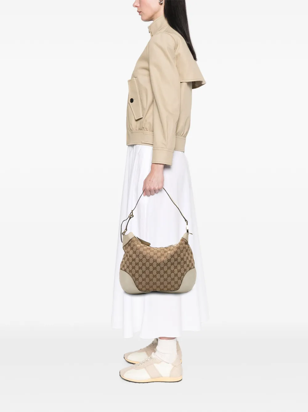Gucci Pre-Owned 2016-2025 GG Canvas Charlotte hobo bag | Pre-Owned | Image 2