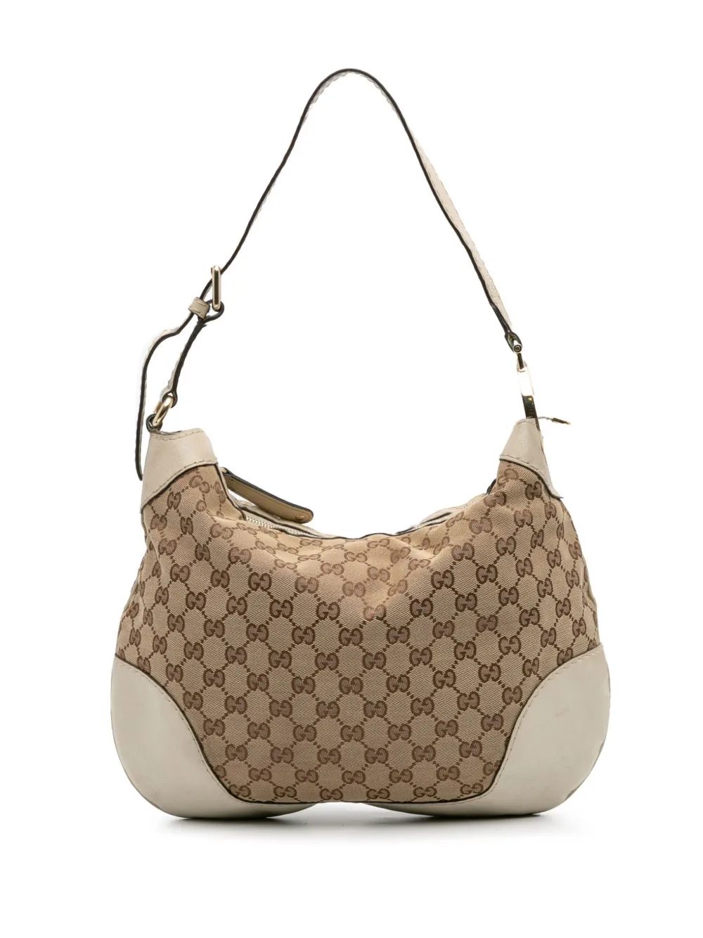 Gucci Pre-Owned 2016-2025 GGキャンバス シャーロット ホーボーバッグ - ブラウン Gucci Pre-Owned 2016-2025 GGキャンバス シャーロット ホーボーバッグ - ブラウン