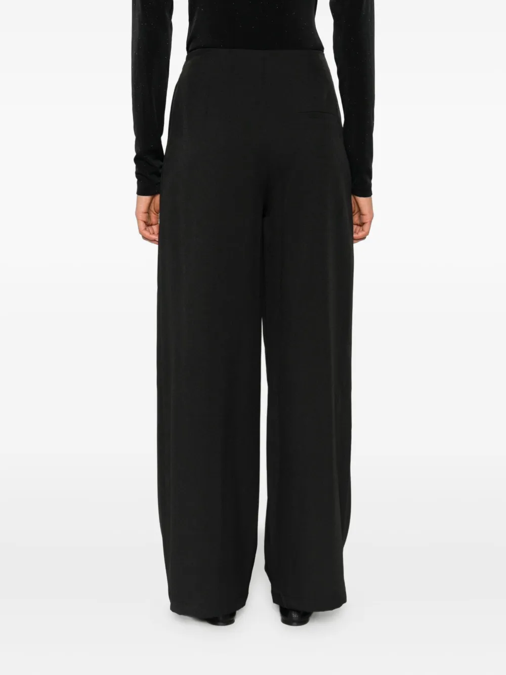 Eleh Button-embellishment Trousers In Black
