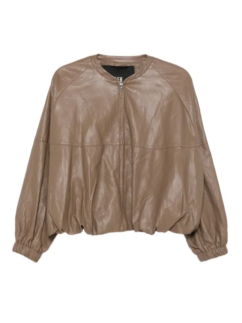 Eleh zip-front balloon-sleeve jacket