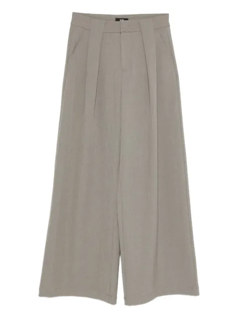 Eleh pleated welt-pocket trousers