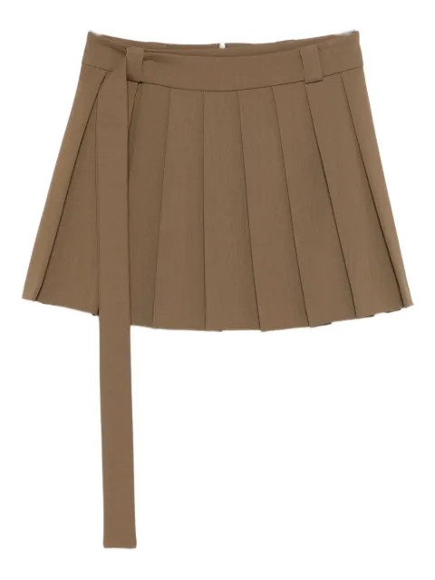 Eleh pleated belted skirt