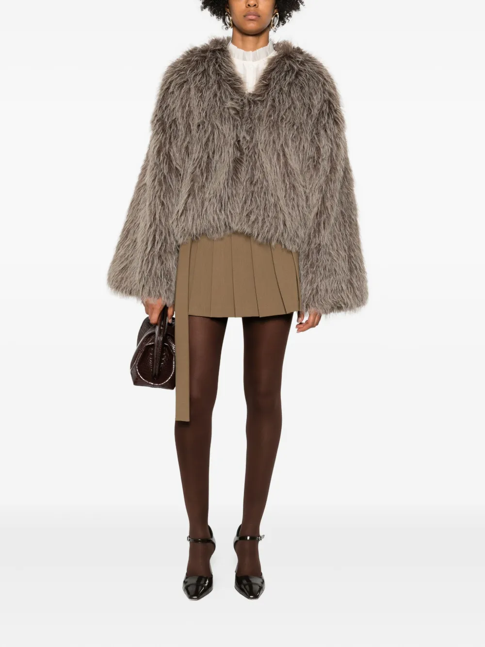 Eleh pleated belted skirt | Pleated Skirts | Image 2