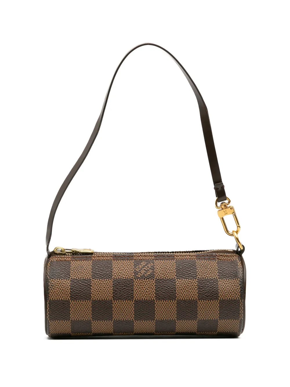Louis Vuitton Pre-Owned 2006-2017 ダミエ エベヌ パピヨン ポシェット ハンドバッグ - ブラウン Louis Vuitton Pre-Owned 2006-2017 ダミエ エベヌ パピヨン ポシェット ハンドバッグ - ブラウン