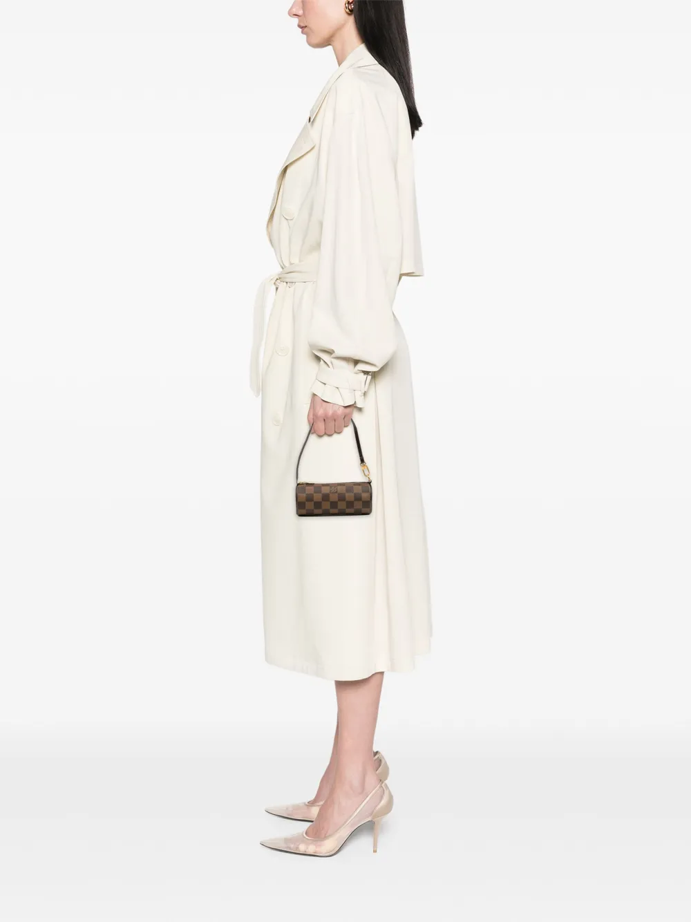 Louis Vuitton Pre-Owned 2006-2017 Damier Ebene Papillon Pochette handbag | Pre-Owned | Image 2