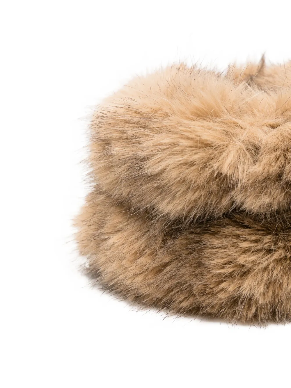 By Malene Birger Elbie faux-fur wrist cuffs - Bruin