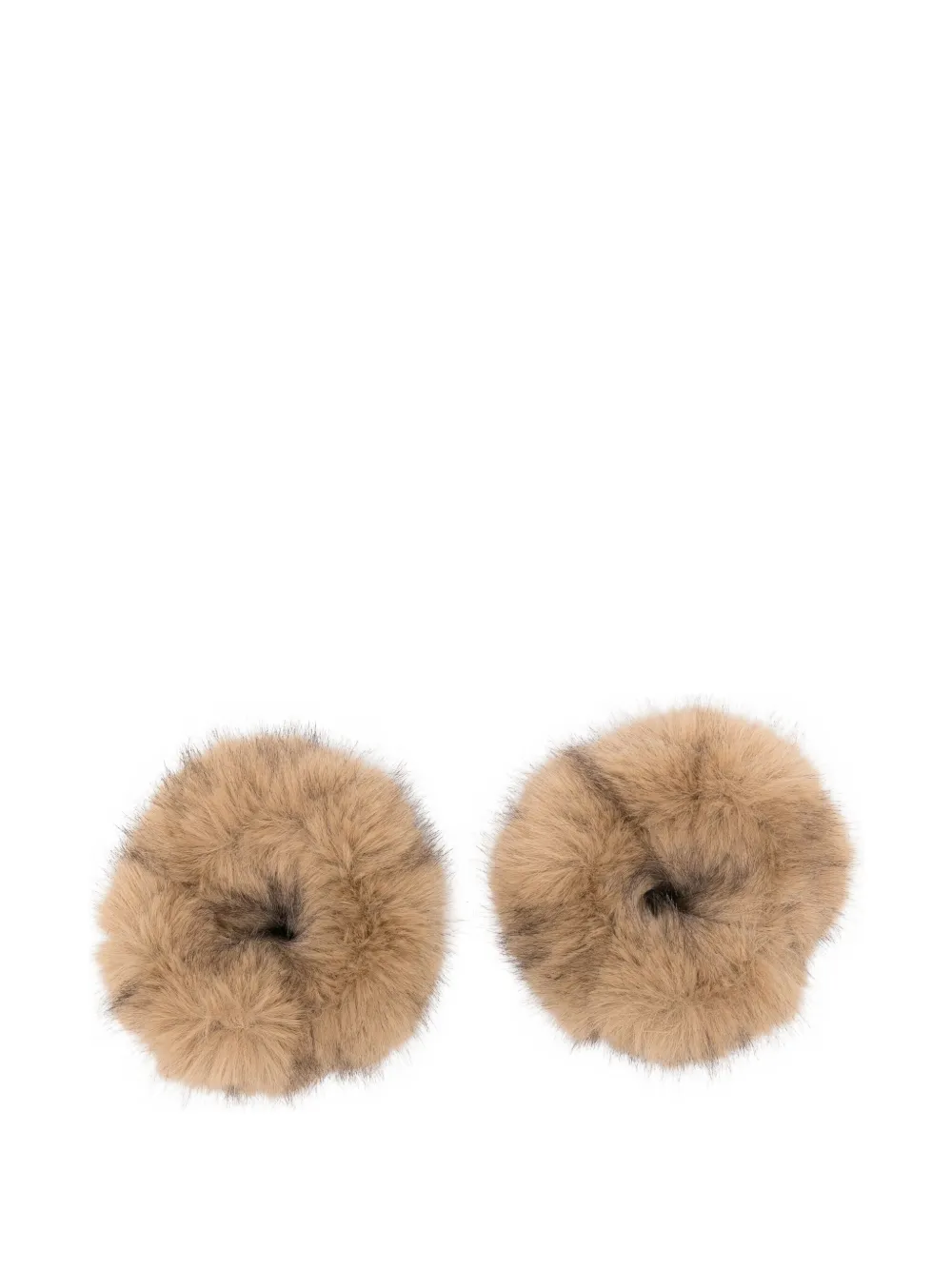 By Malene Birger Elbie Faux-fur Wrist Cuffs In Gold