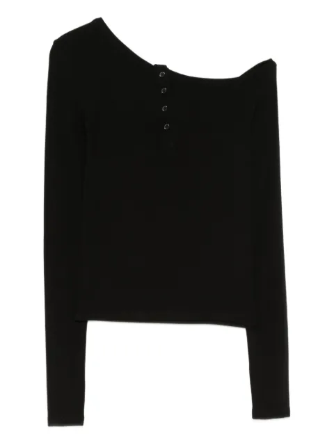 Eleh one-shoulder button top