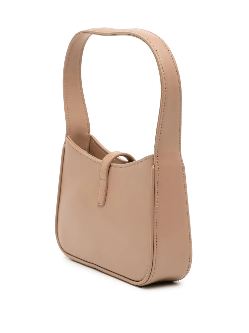 Pre-owned Saint Laurent 2022 Mini Calfskin Le 5 A 7 Shoulder Bag In Brown