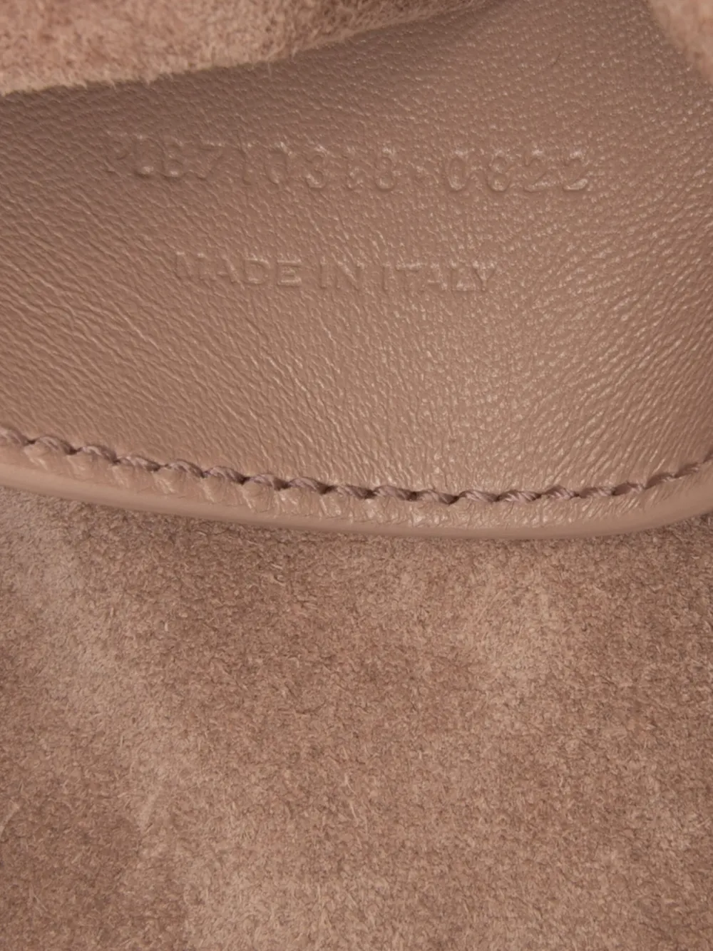 Pre-owned Saint Laurent 2022 Mini Calfskin Le 5 A 7 Shoulder Bag In Brown