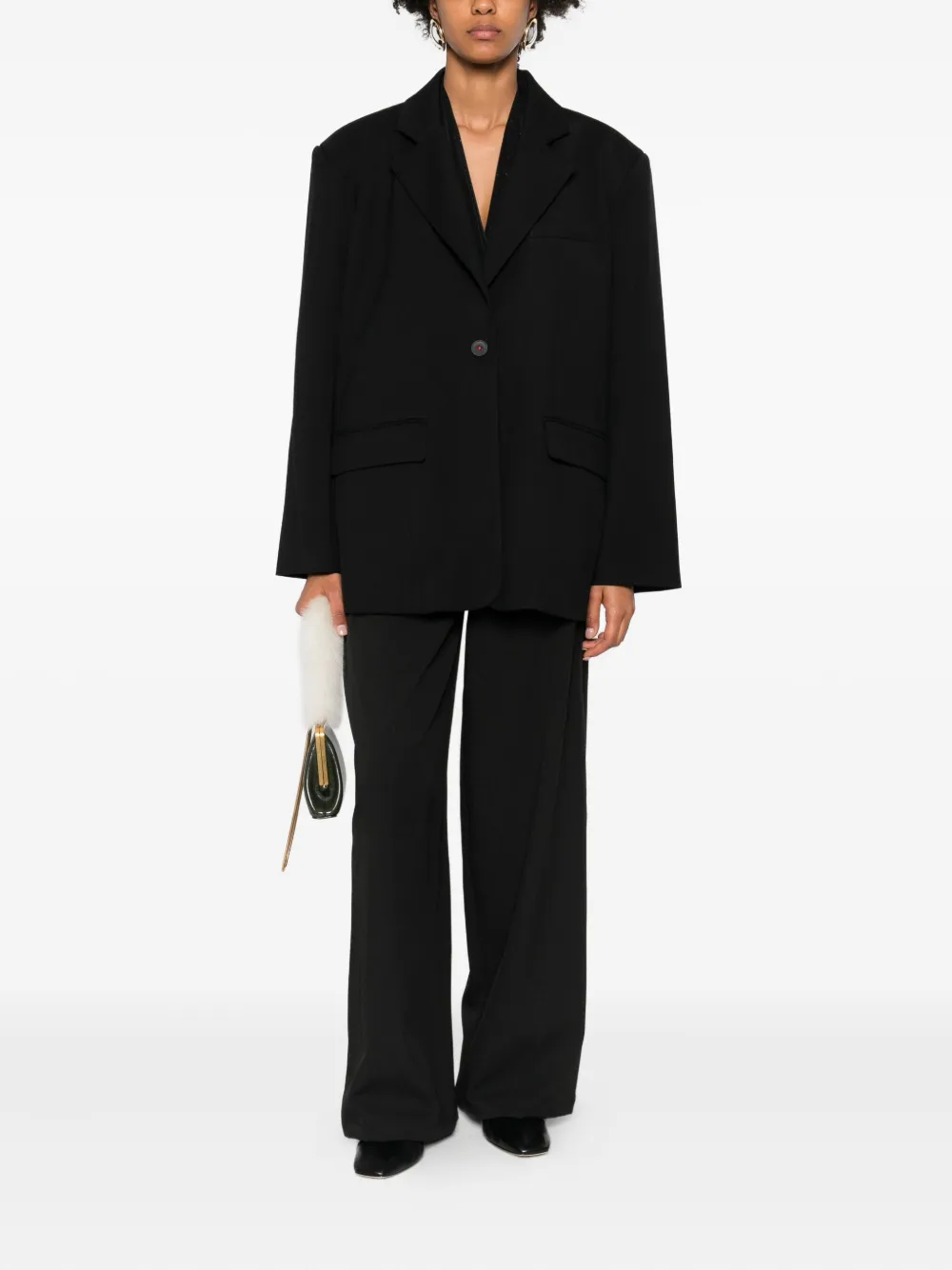 Eleh single-breasted cotton jacket | Fitted Jackets | Image 2