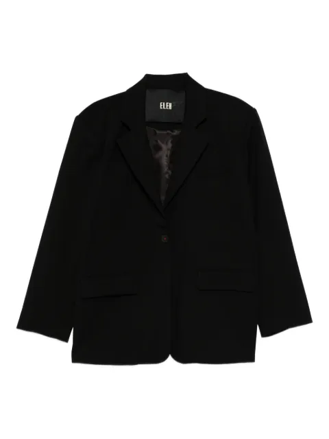 Eleh single-breasted cotton jacket