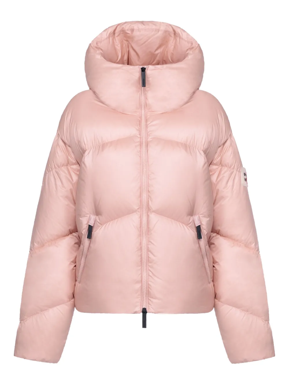 AFTER LABEL zip-fastening hooded puffer jacket - ピンク AFTER LABEL zip-fastening hooded puffer jacket - ピンク